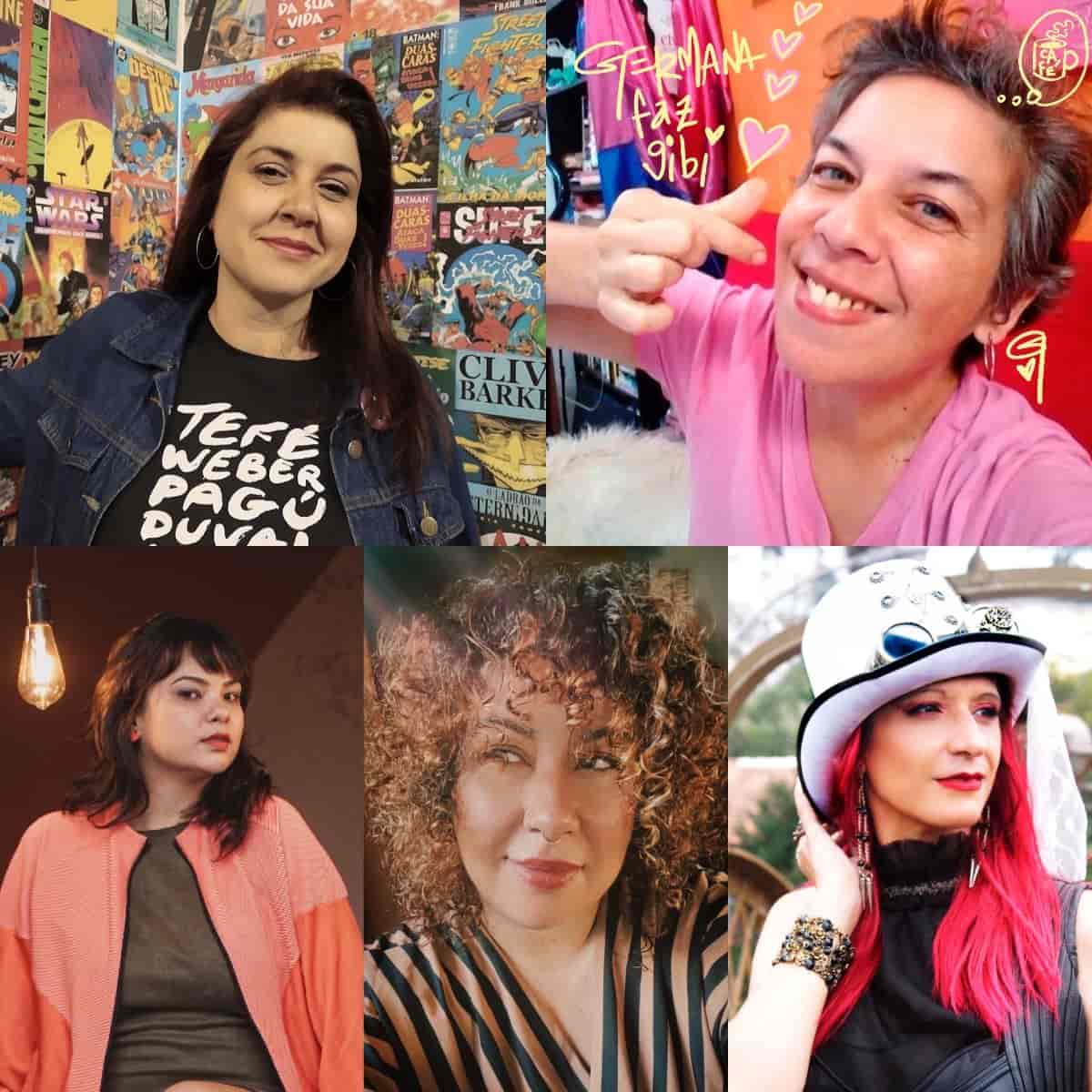 Banner do evento  Bate-Papo Mulheres nos Quadrinhos