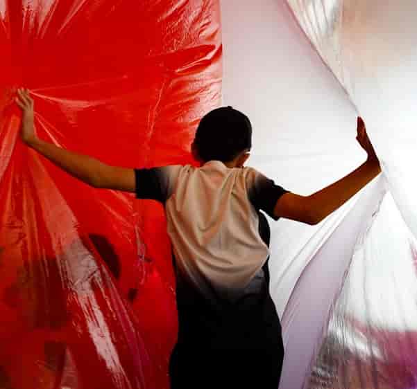 Banner do evento Instalação InflaVerso, com o grupo Inflou