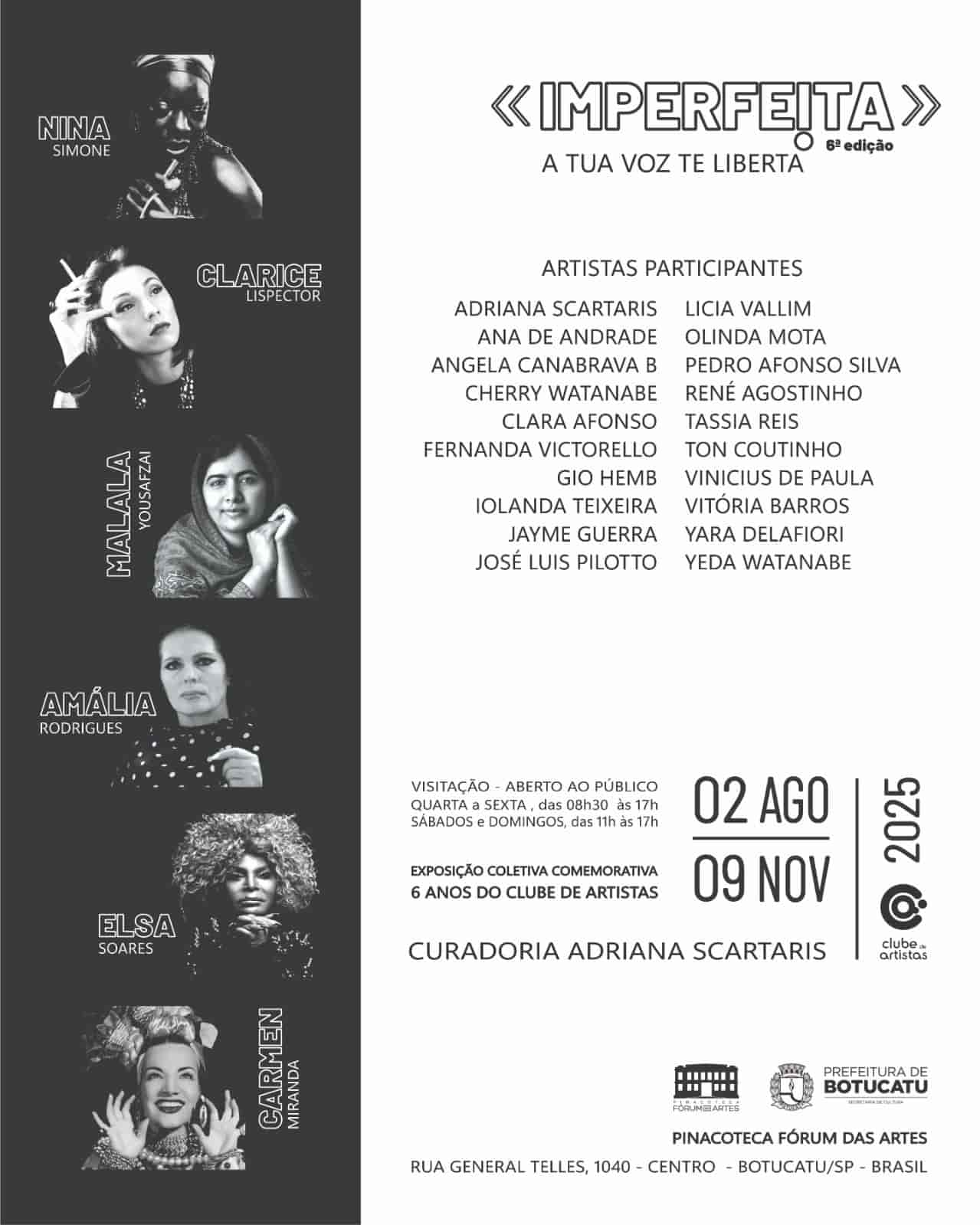 Imagem do evento Exposição "Imperfeita – A Tua Voz Te Liberta"