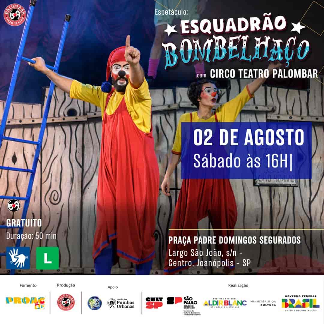 Imagem do evento Espetáculo - Esquadrão Bombelhaço