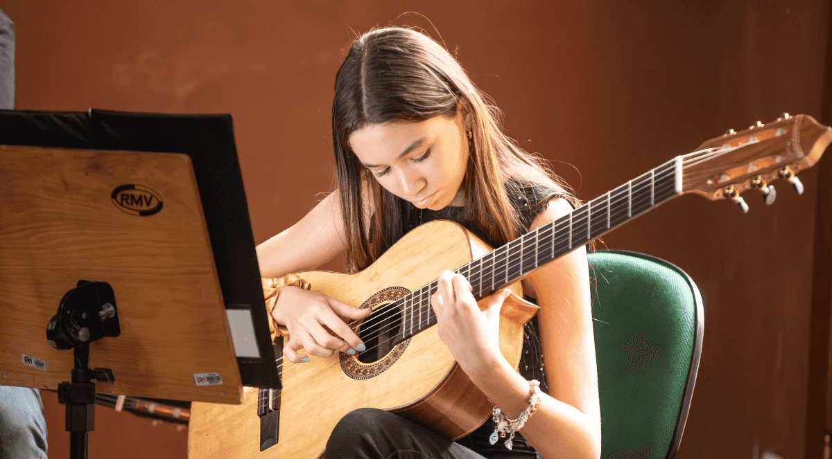 Banner do evento Concerto da Camerata de Cordas Dedilhadas do GURI de Franca