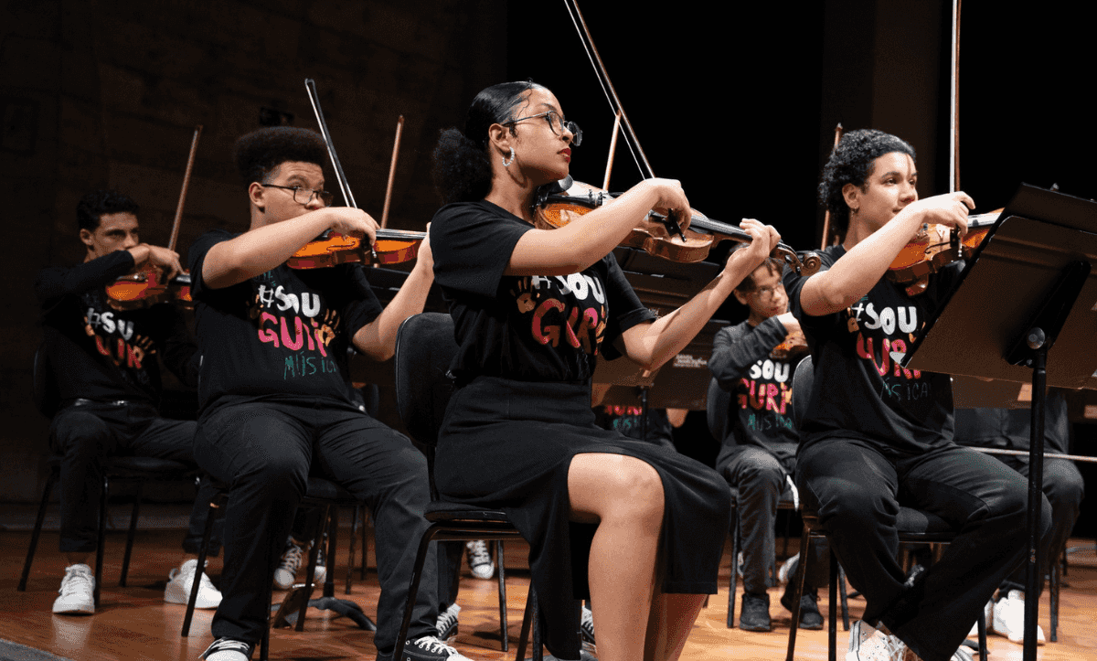 Banner do evento Concerto da Orquestra Sinfônica do GURI de São Paulo