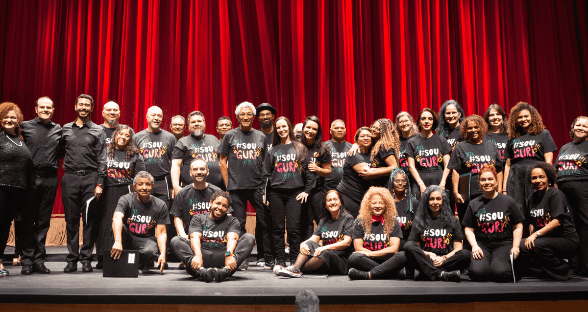 Banner do evento Concerto do Coral de Familiares do GURI de São Paulo