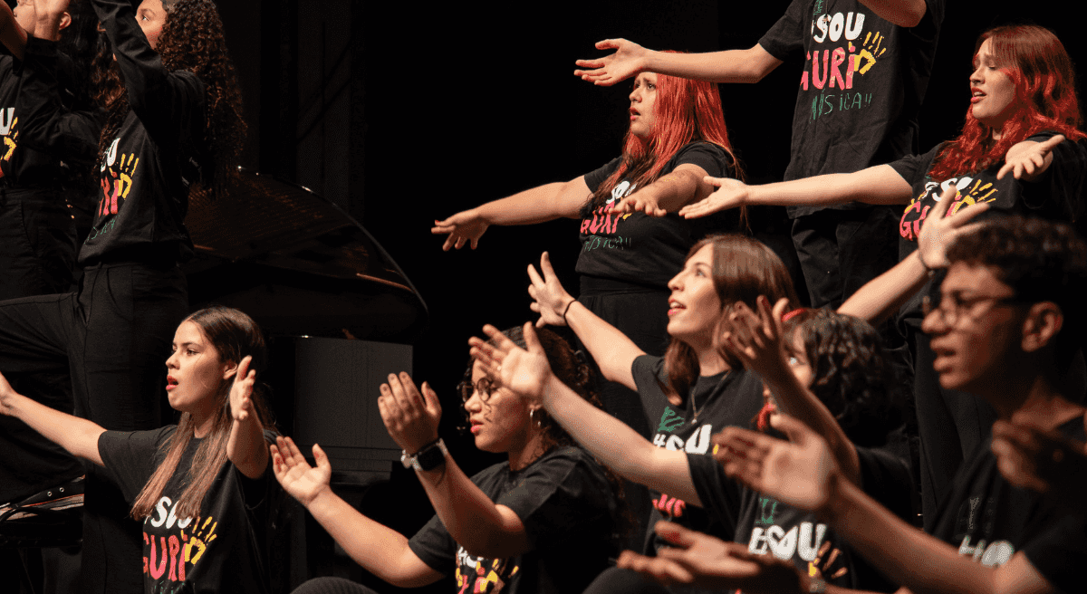 Banner do evento Concerto do Coral do GURI de Piracicaba