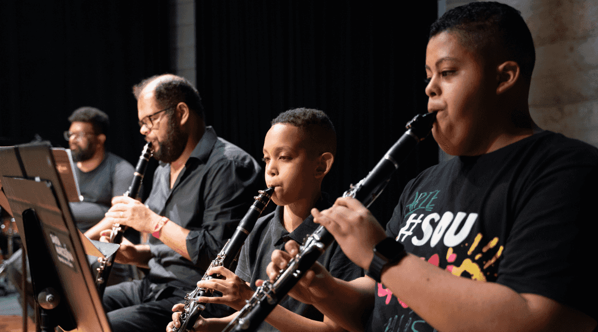 Banner do evento Concerto da Banda Sinfônica Juvenil do GURI de São Paulo