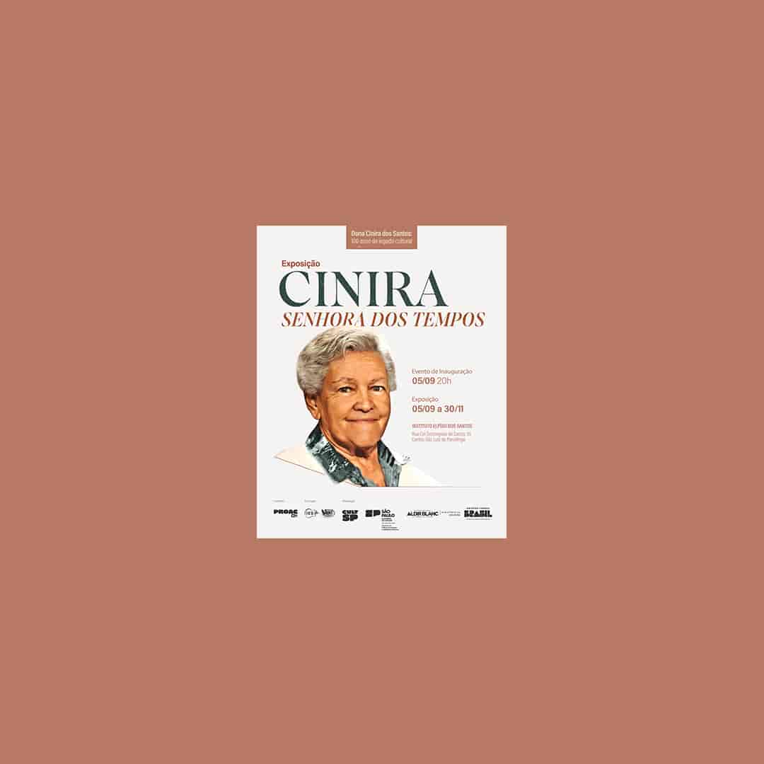 Imagem do evento  "Dona Cinira dos Santos - 100 Anos de Legado Cultural"