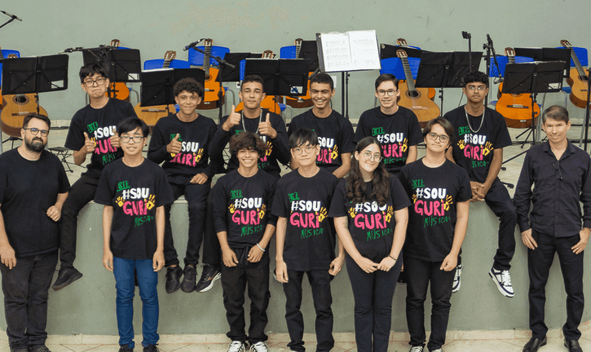 Banner do evento Concerto da Camerata de Violões do GURI de Araçatuba