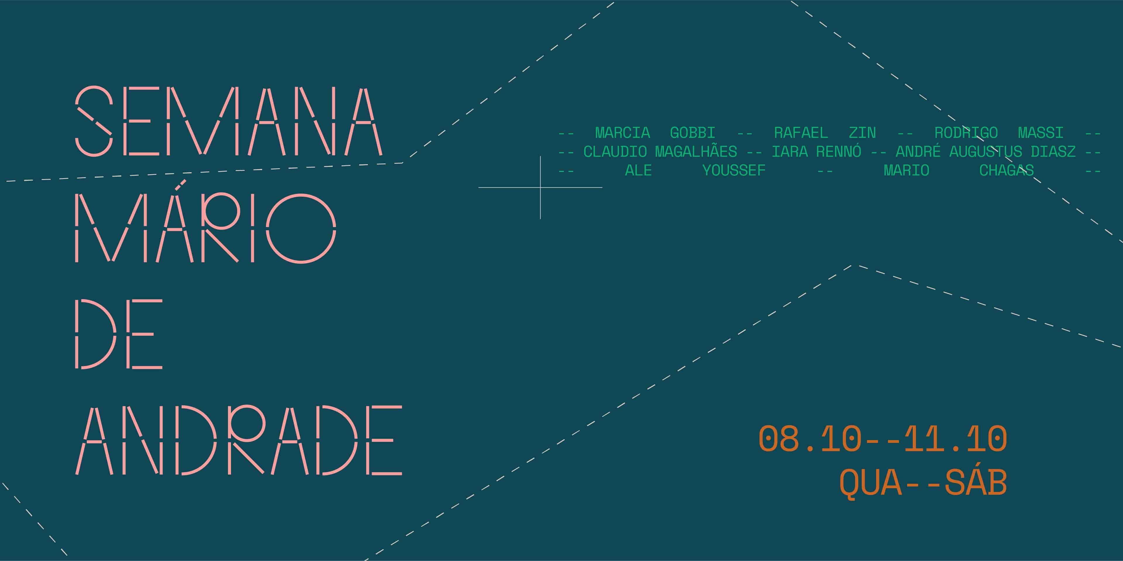 Banner do evento Semana Mário de Andrade 2025