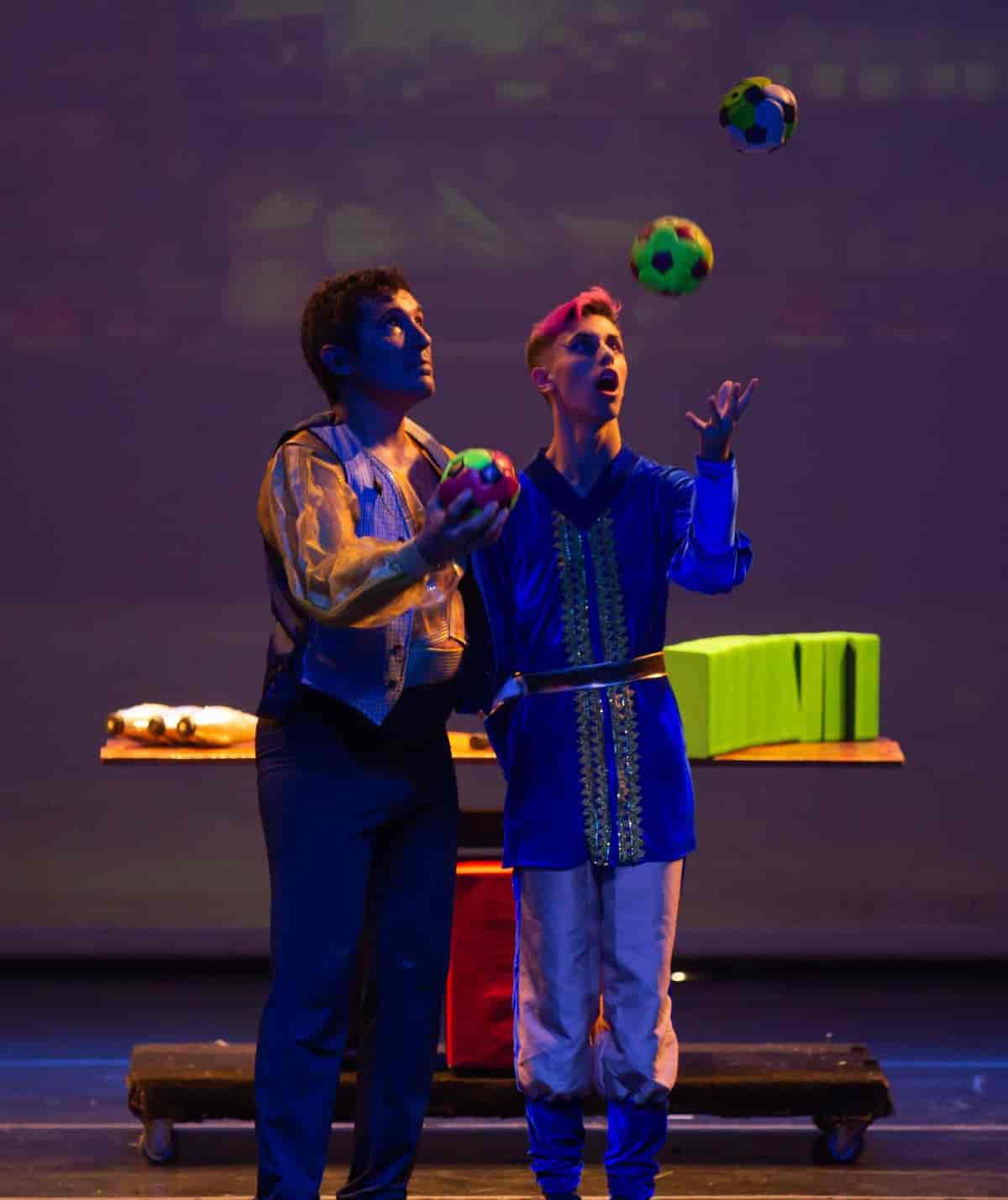 Imagem do evento Circo na biblioteca: equilíbrio com paninhos