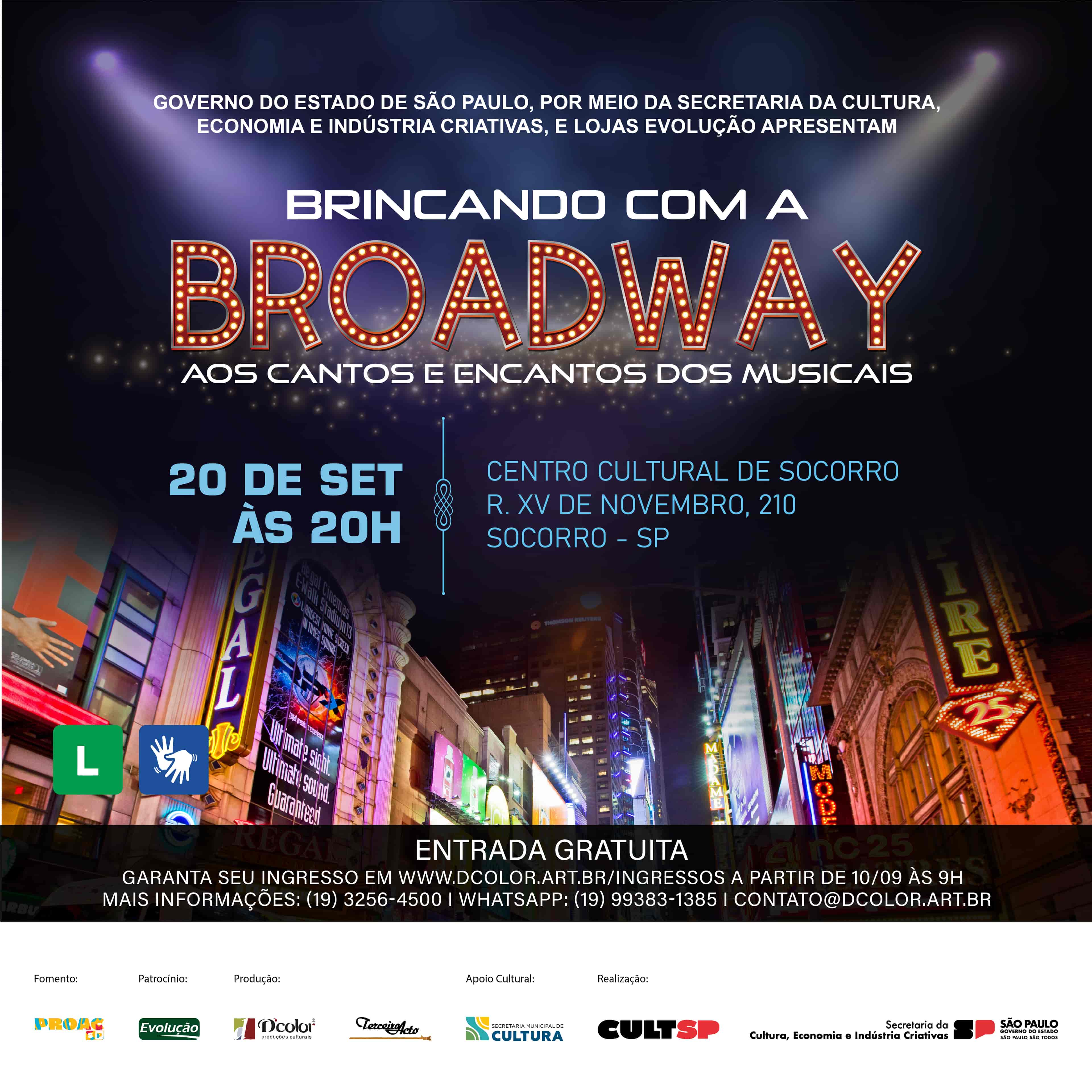 Imagem do evento Brincando com a Broadway