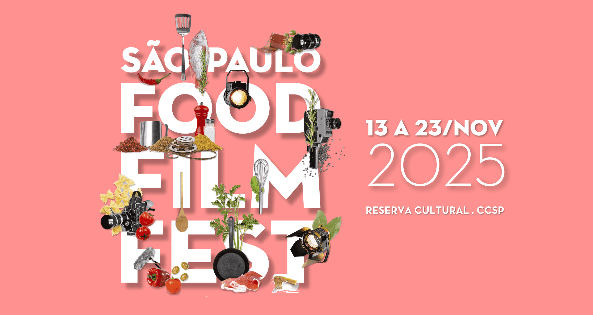 Banner do evento São Paulo Food Film Fest 2025