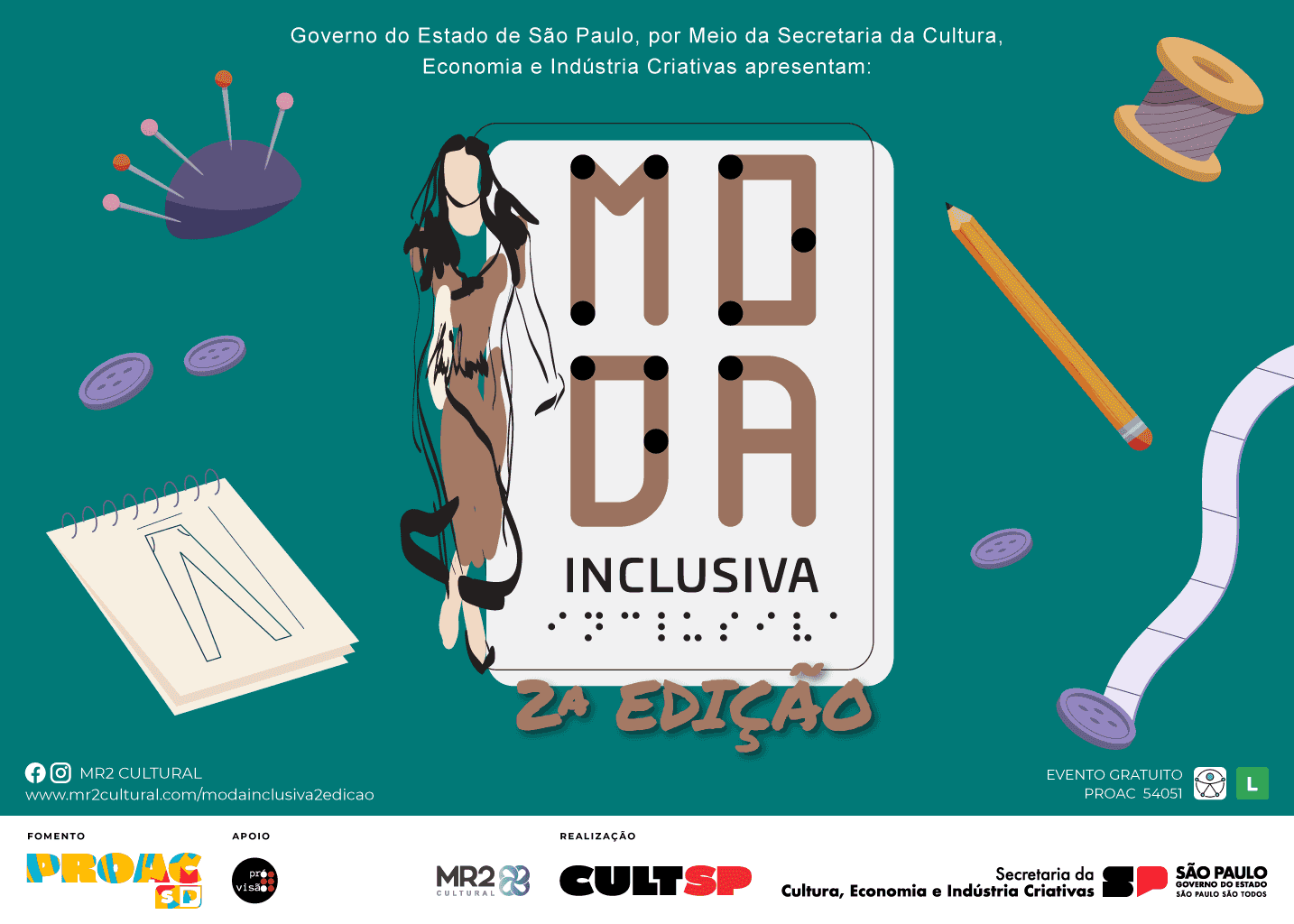 Imagem do evento MODA INCLUSIVA 2ª EDIÇÃO - PROAC 54051