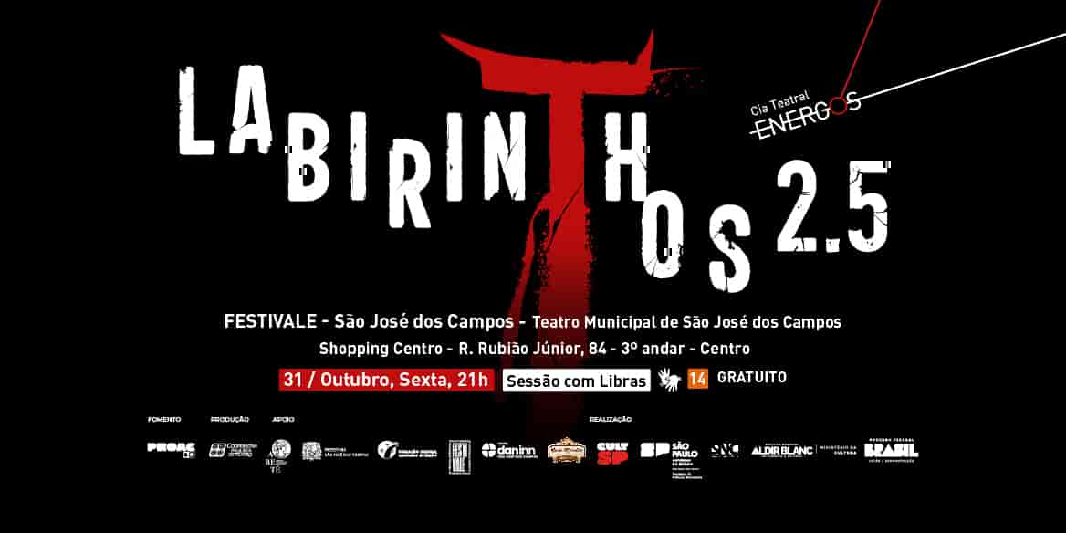 Imagem do evento LABIRINTHOS 2.5 em São José dos Campos (Festivale)