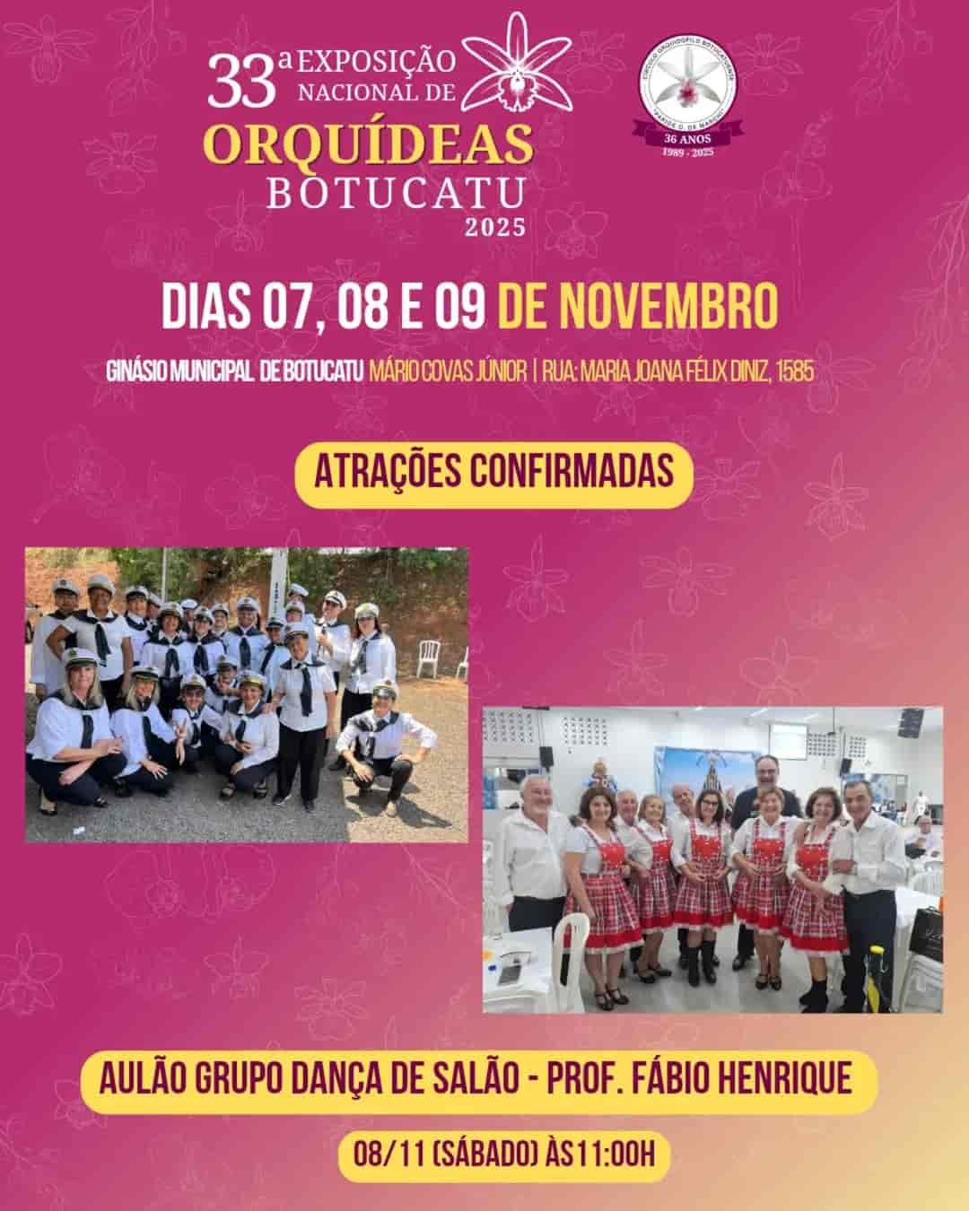 Imagem do evento AULÃO GRUPO DE DANÇA DE SALÃO - PROF. FÁBIO HENRIQUE