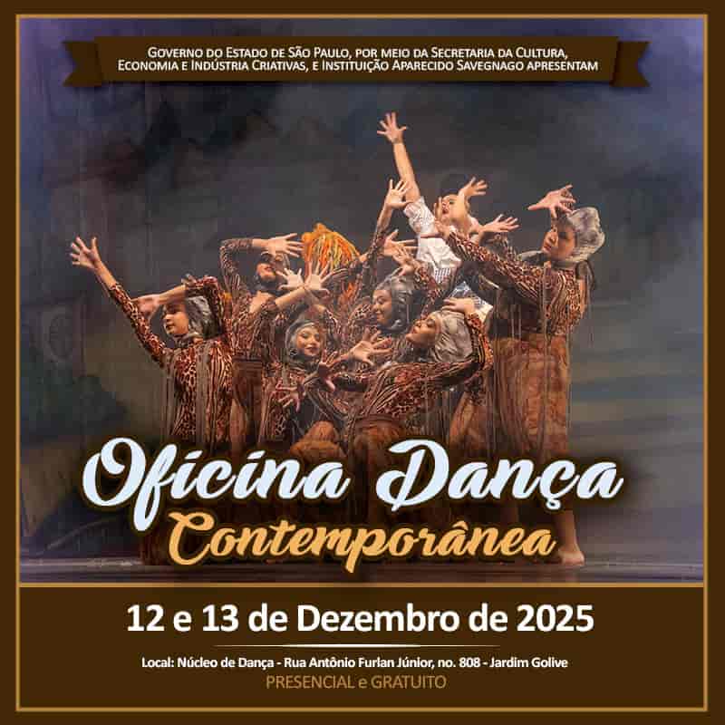 Imagem do evento Oficina Dança Contemporânea, com Rodrigo de Souza Cucorocio