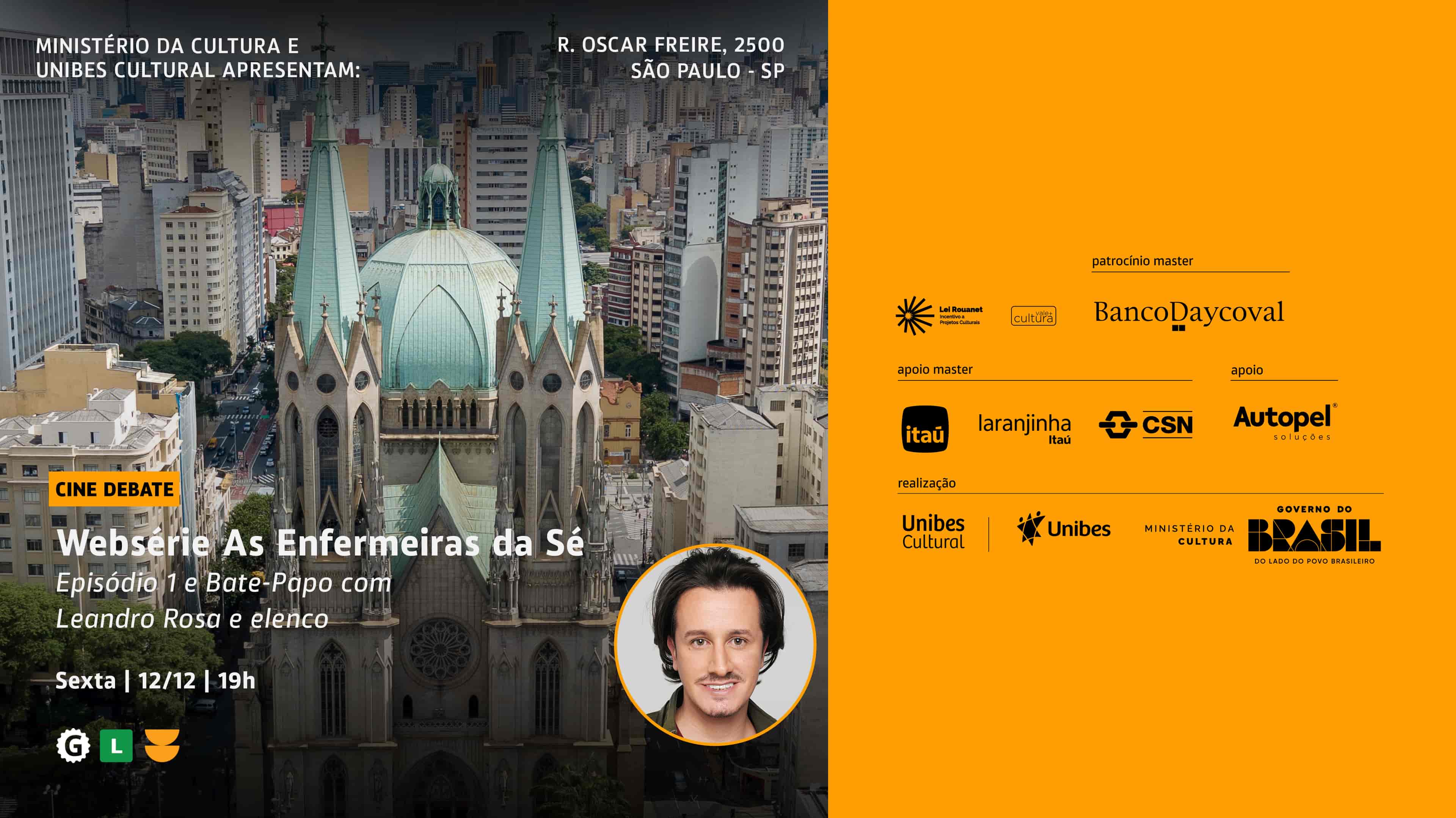 Imagem do evento Websérie As Enfermeiras da Sé