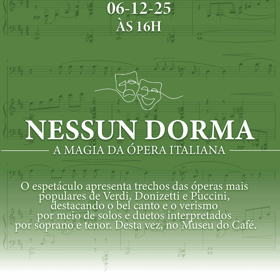 Imagem do evento Apresentação musical | Nessun Dorma - A magia da ópera italiana
