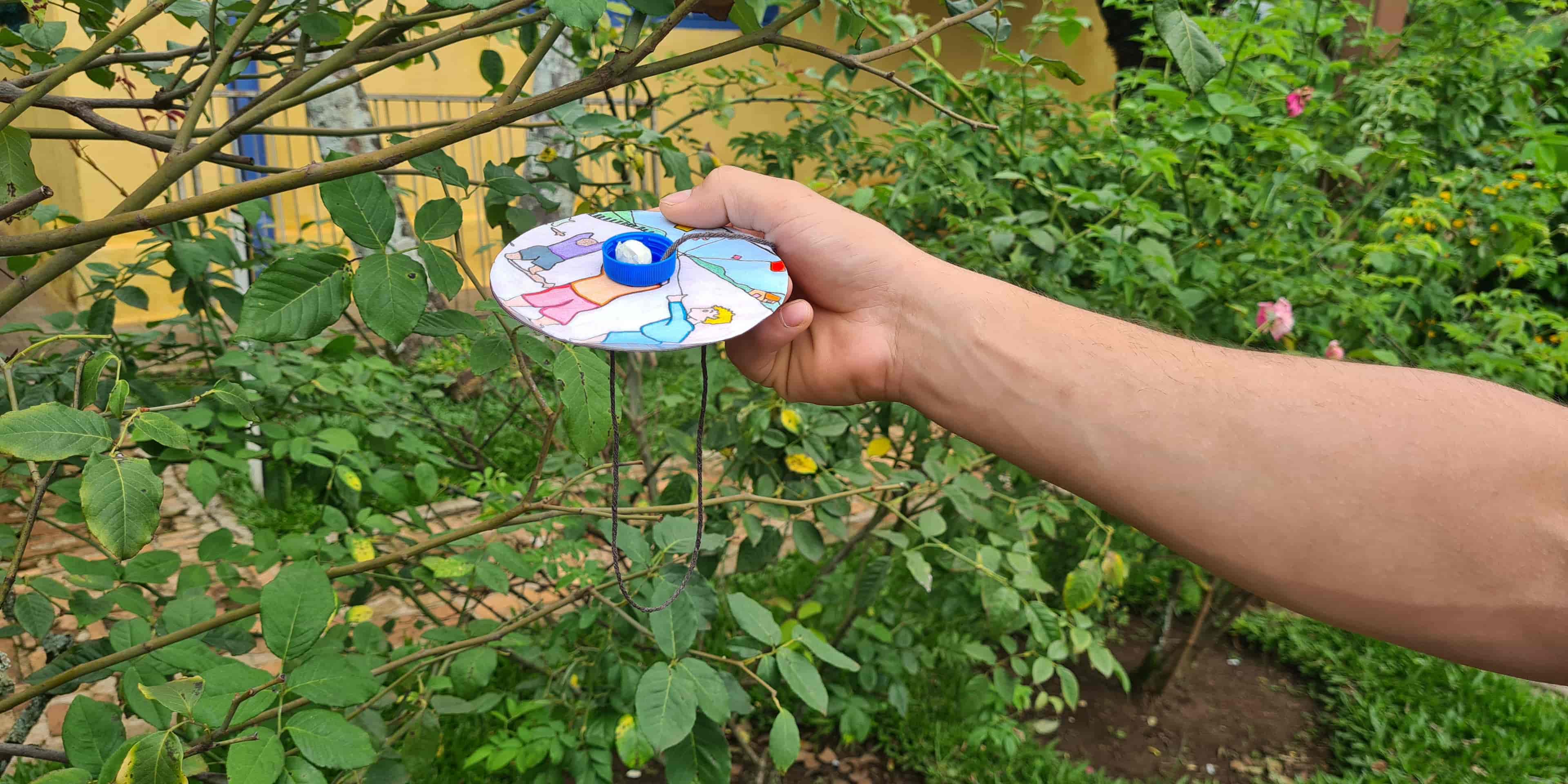 Imagem do evento Oficina Temática da Cor Vermelha: Bilboquê de CD