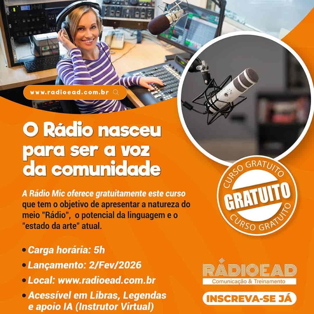 Imagem do evento O RÁDIO NASCEU PARA SER A VOZ DA COMUNIDADE 