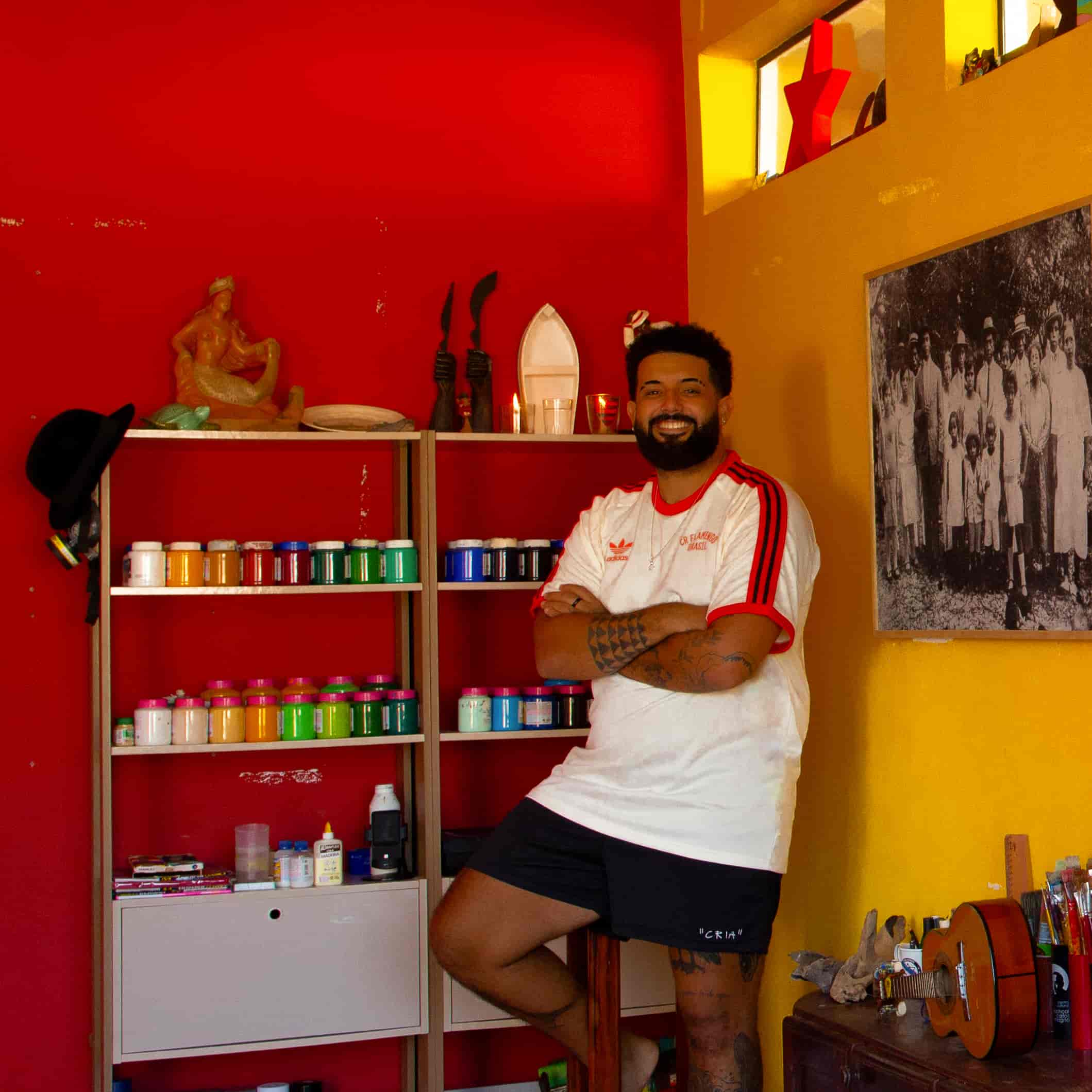 Imagem do evento Aula aberta sobre futebol e arte contemporânea com João Mulambö