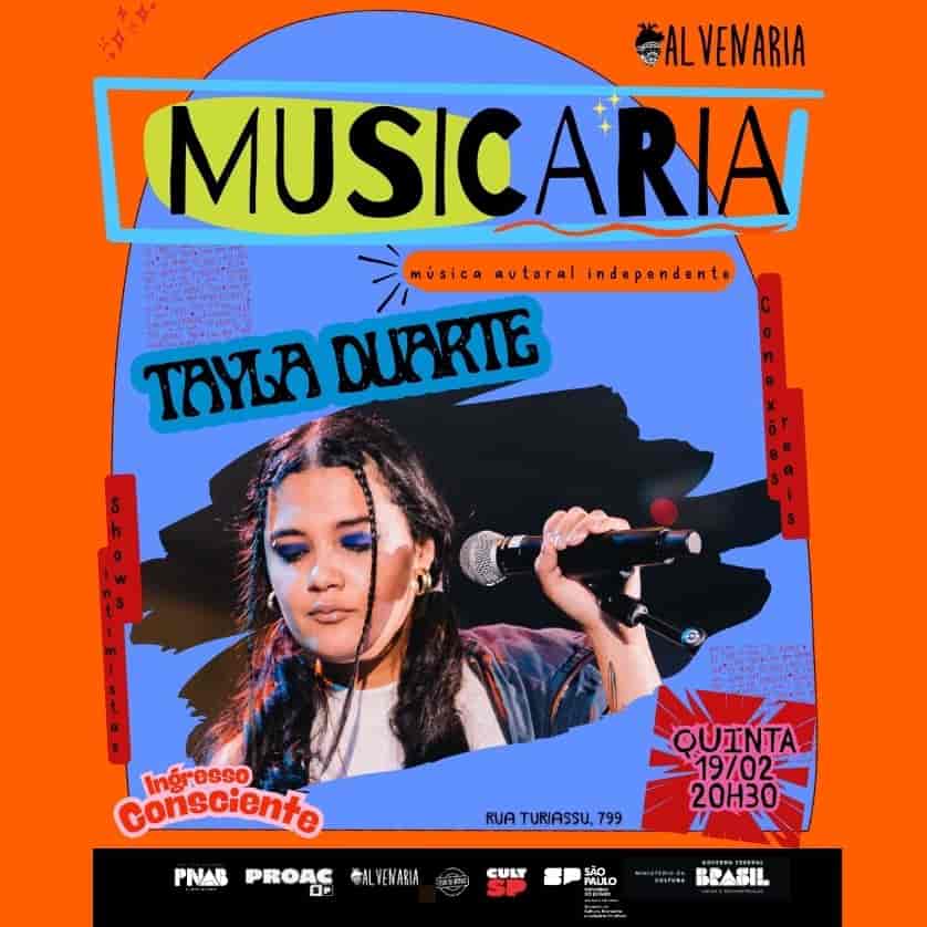 Imagem do evento Musicaria - Show Tayla Duarte