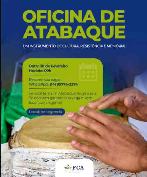 Imagem do evento Oficina de Atabaque