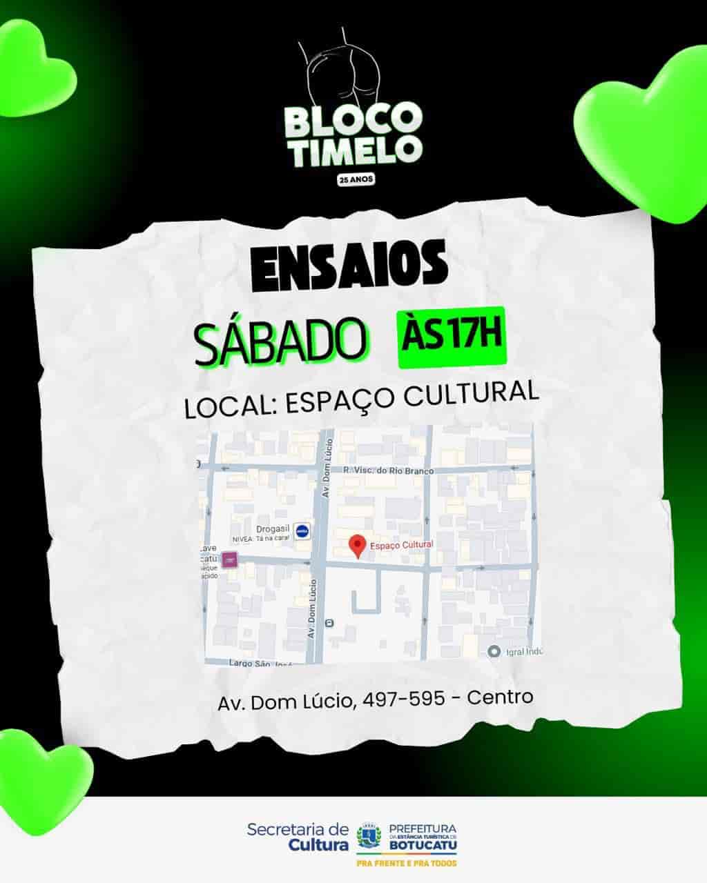 Imagem do evento Ensaios do Bloco Timelo