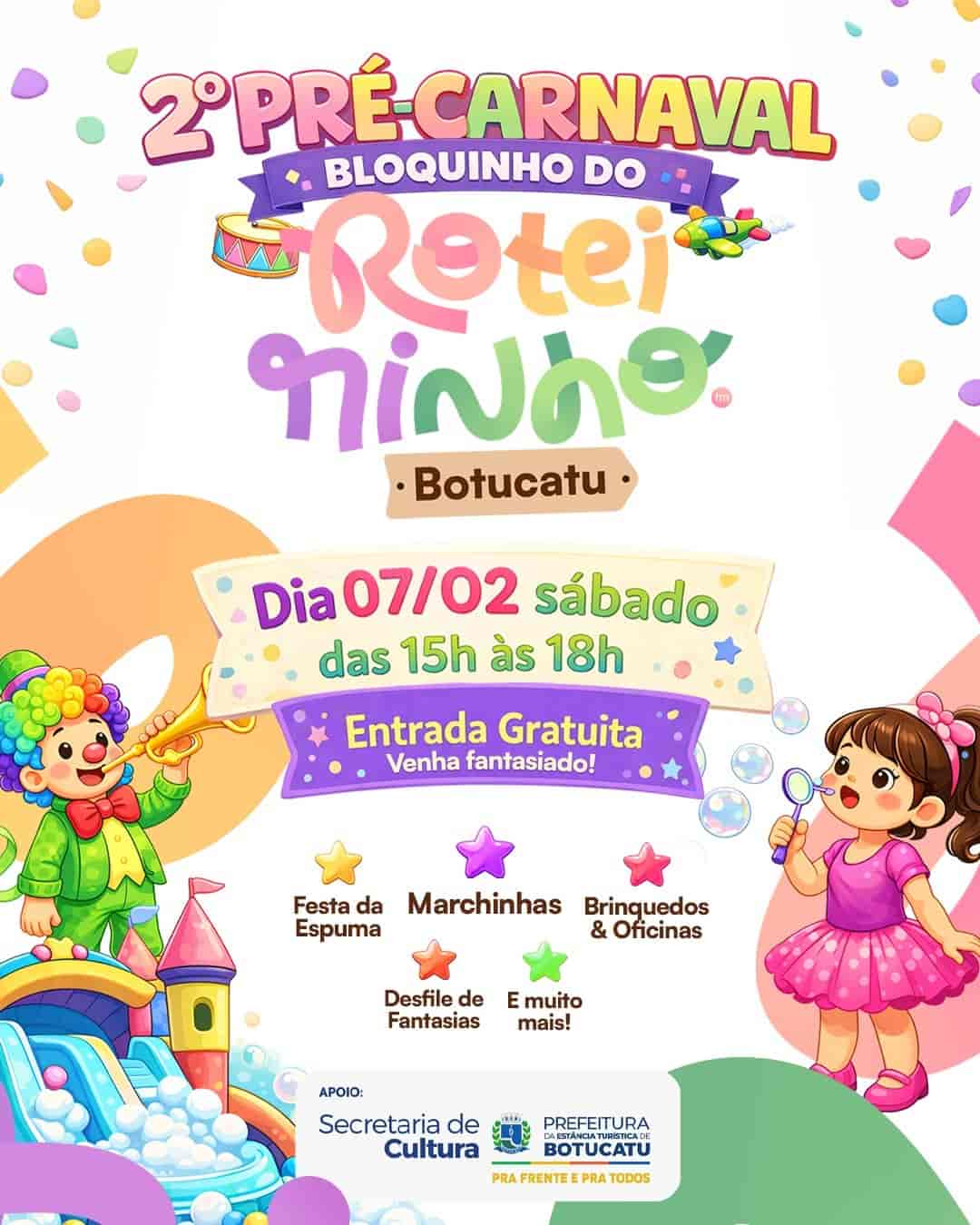 Imagem do evento 2º Pré-Carnaval do Bloquinho Roteirinho