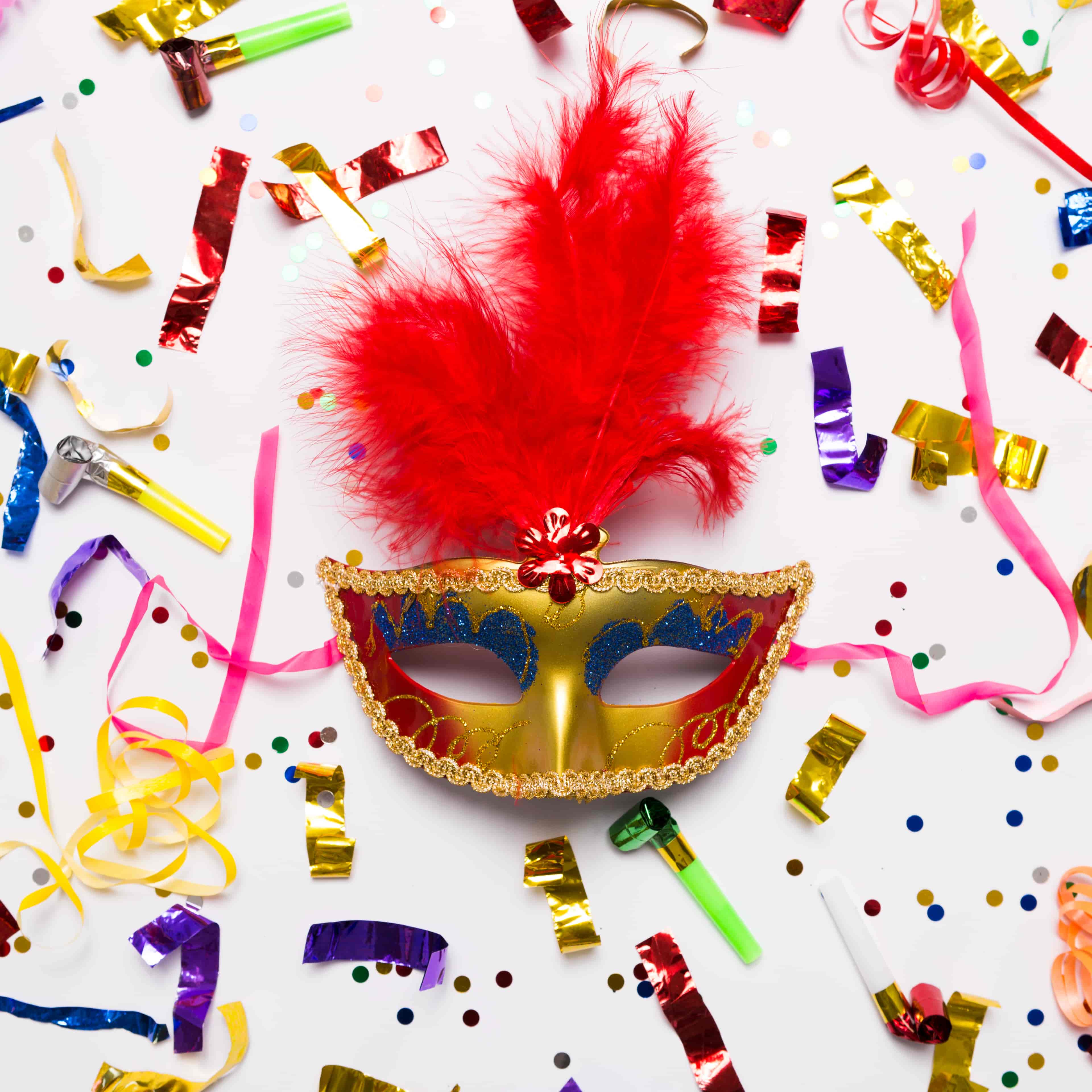 Banner do evento Carnaval na Casa - Confecção de máscaras e acessórios