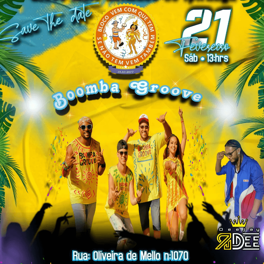 Imagem do evento  Bloco" Vem com que tem, se não tem vem também" 2026 