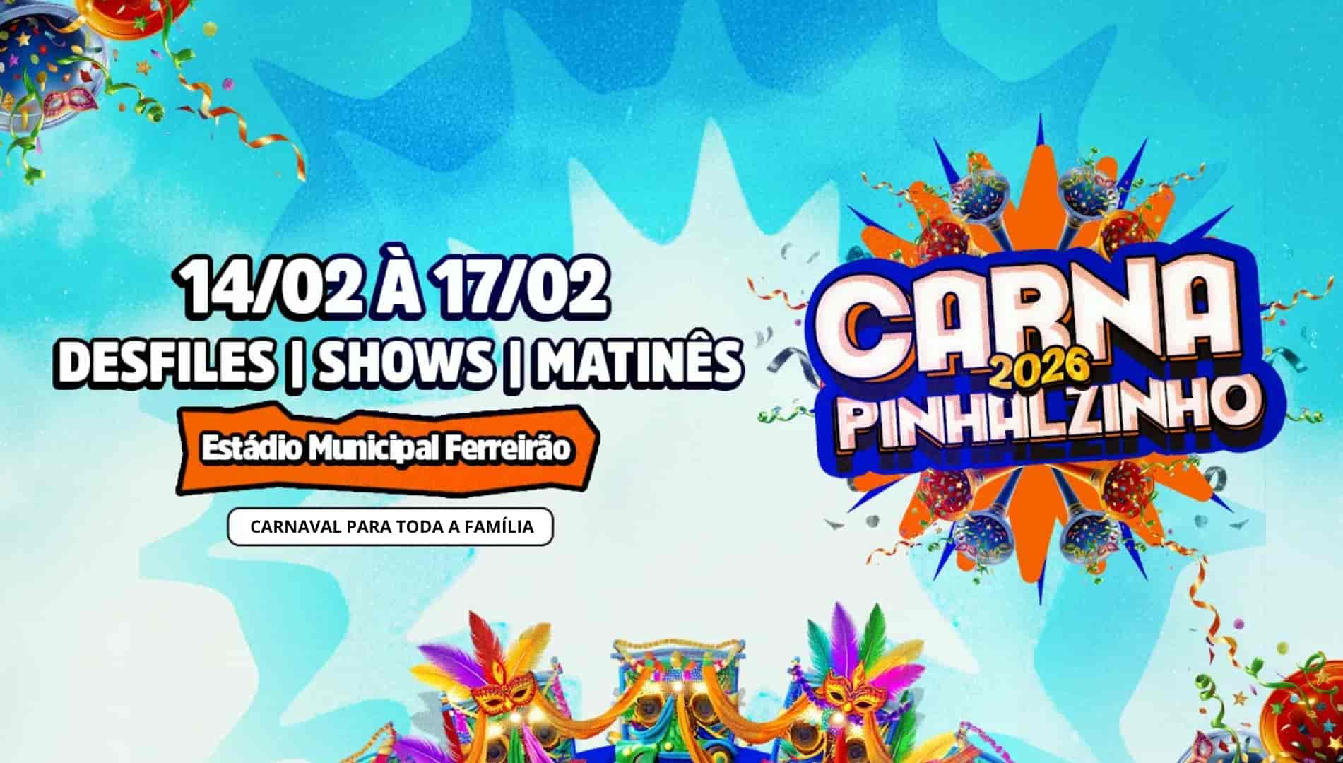Banner do evento Carna Pinhalzinho 2026