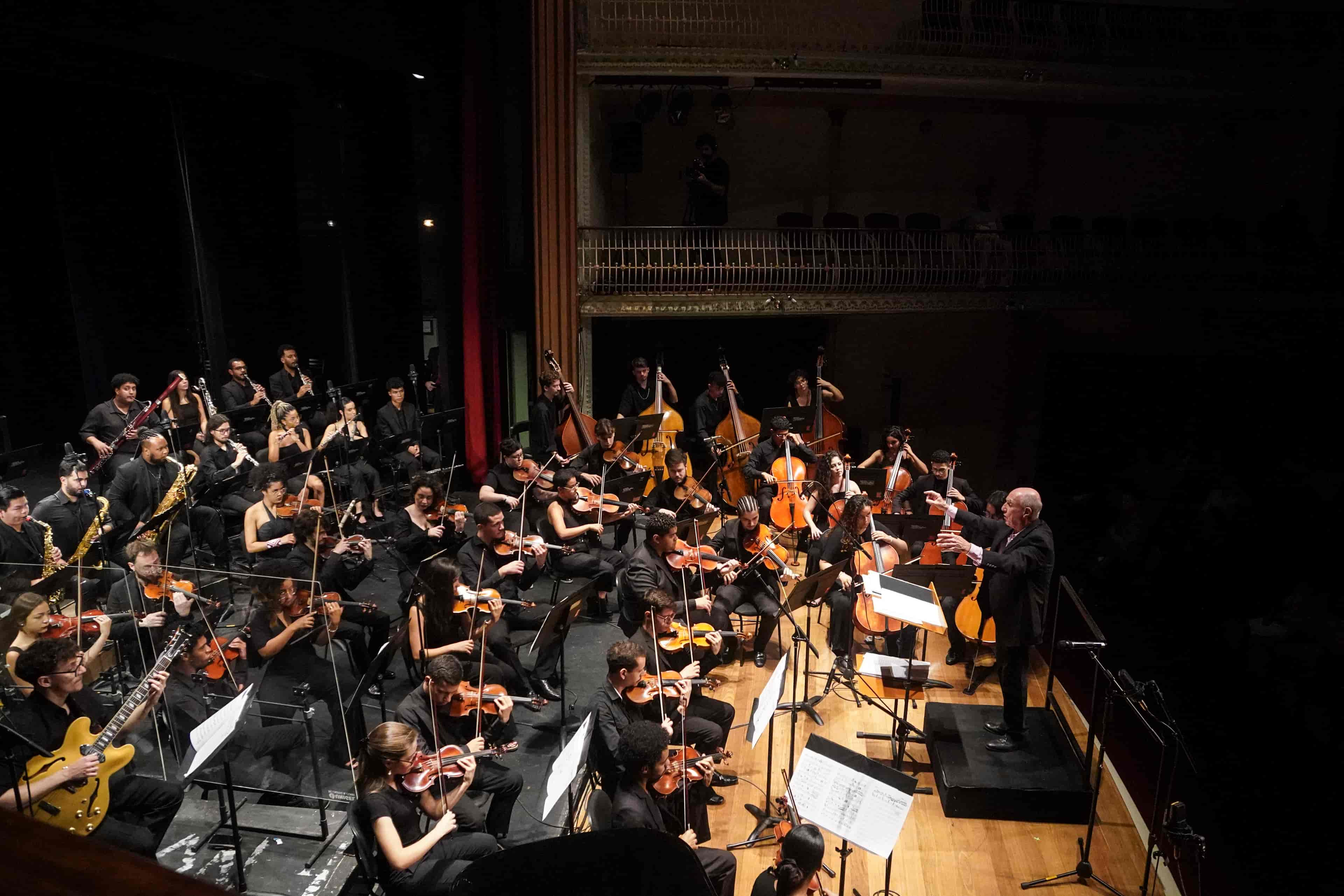 Banner do evento Orquestra Jovem Tom Jobim apresenta: Jobim Cinematográfico