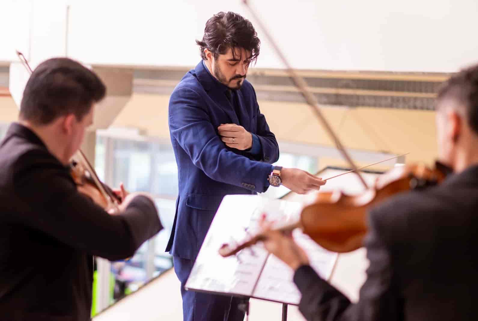 Banner do evento I Mostra Cultural Claudio Santoro: “Concerto Especial a Claudio Santoro” - Filarmônica do Vale