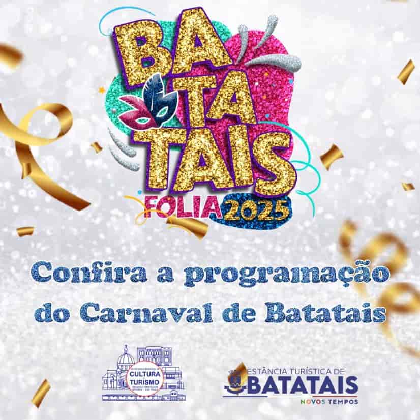 Banner do evento Batatais Folia 2025