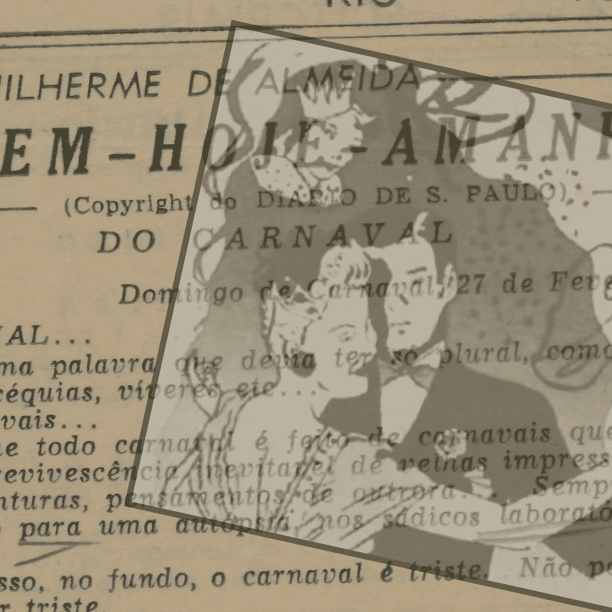 Banner do evento OLHARES EM FESTA: O CINEMA E O CARNAVAL