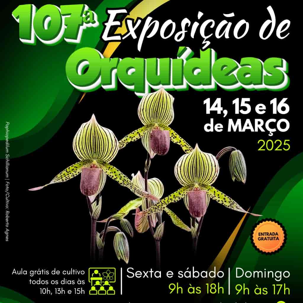 Banner do evento 107ª EXPOSIÇÃO DE ORQUÍDEAS DA AOSP