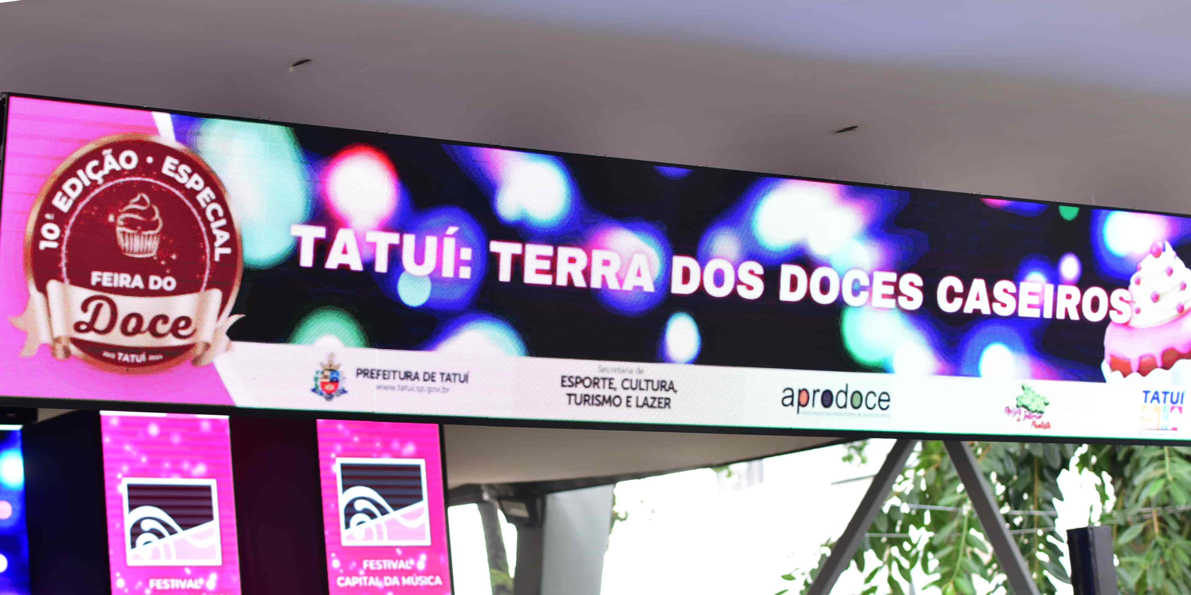 Banner do evento 11ª Feira do Doce de Tatuí 