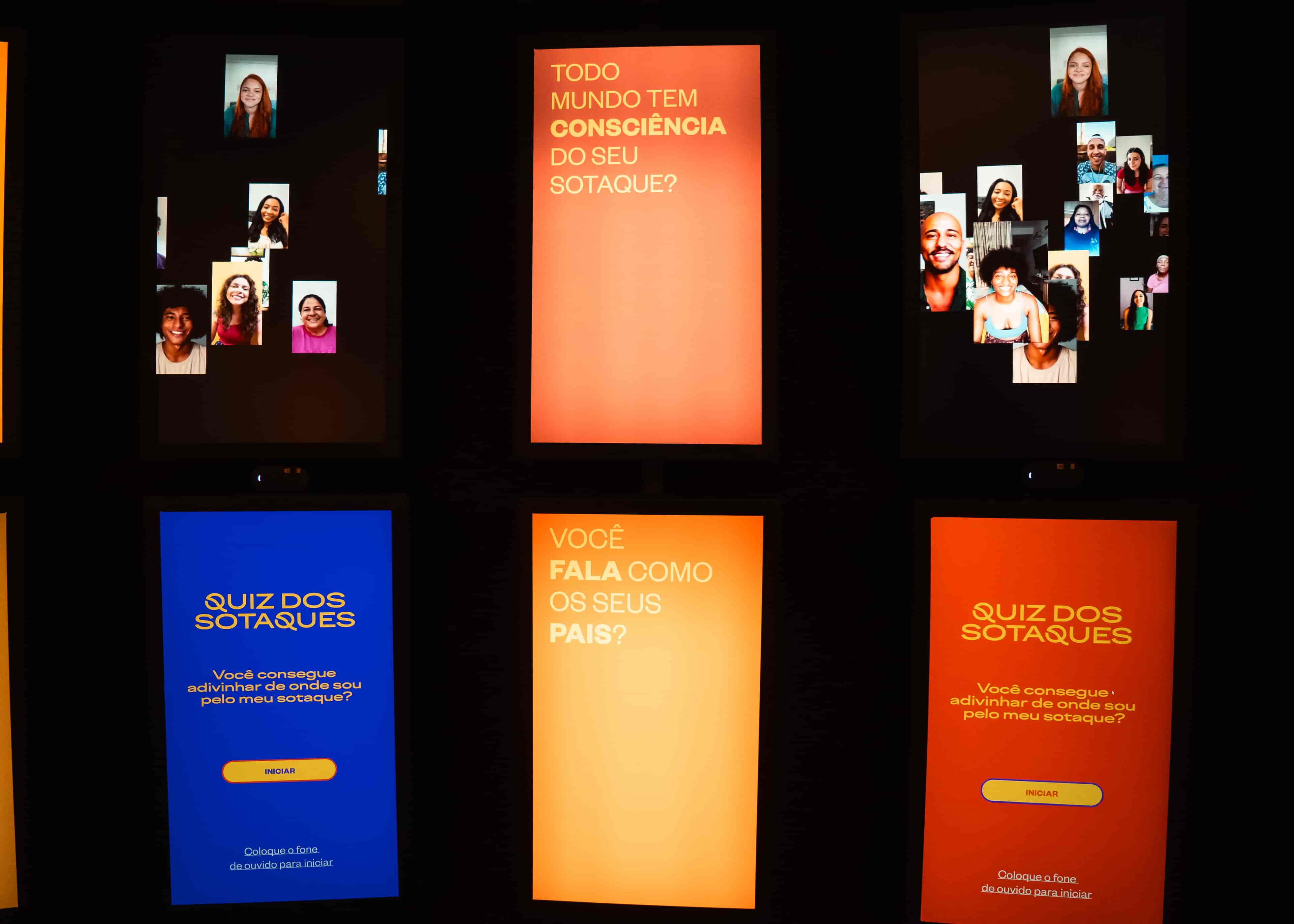 Banner do evento Exposição temporária Fala Falar Falares