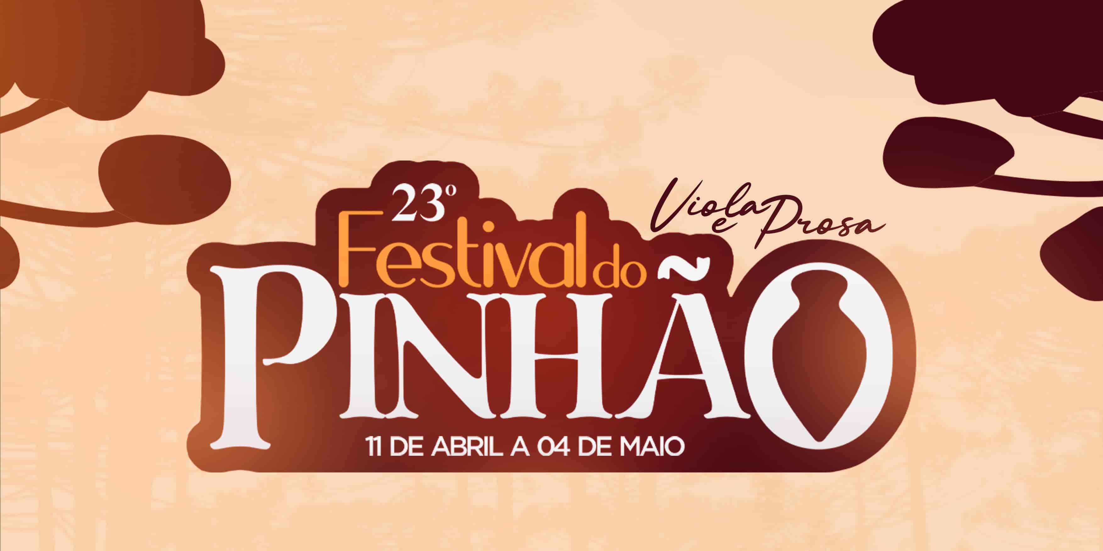 Banner do evento 23º Festival do Pinhão - Cunha/SP