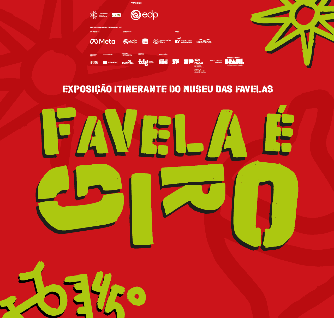 Banner do evento Exposição Favela é Giro  - São Paulo  