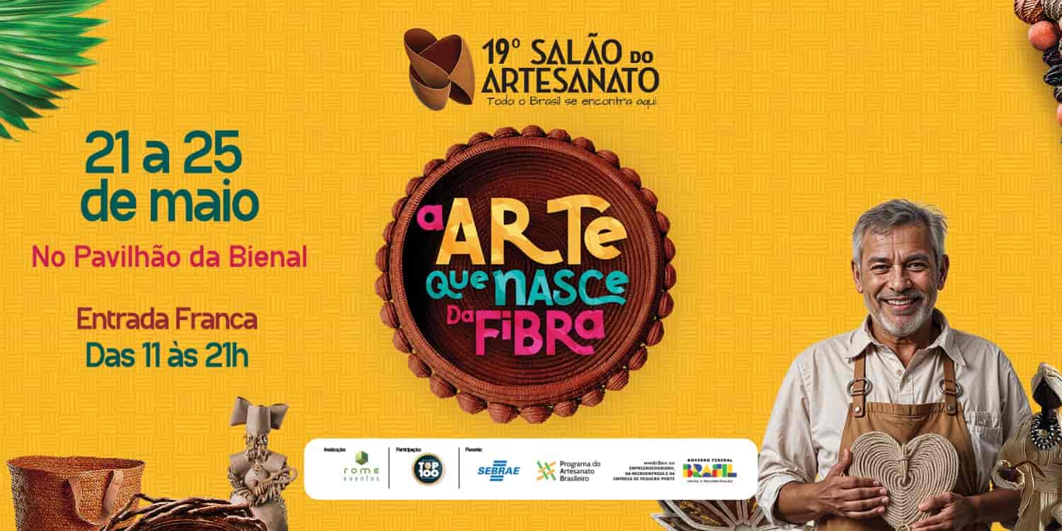 Banner do evento 19º Salão do Artesanato