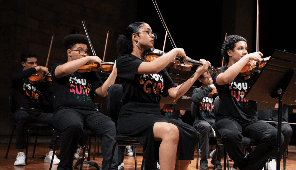 Banner do evento Concerto da Orquestra Sinfônica do GURI de São Paulo