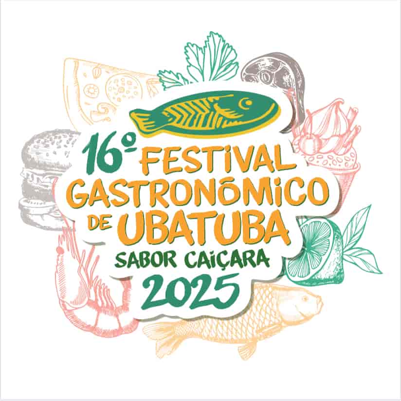 Banner do evento 16º Festival Gastronômico de Ubatuba - Sabor Caiçara 2025