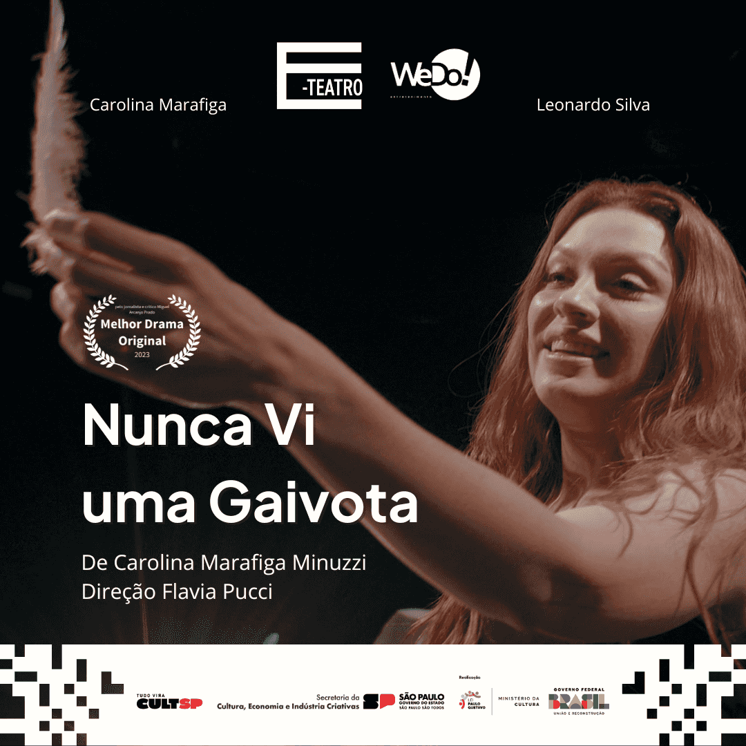 Banner do evento Nunca vi uma Gaivota