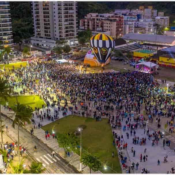 Banner do evento Festival Internacional de Balonismo de Guarujá