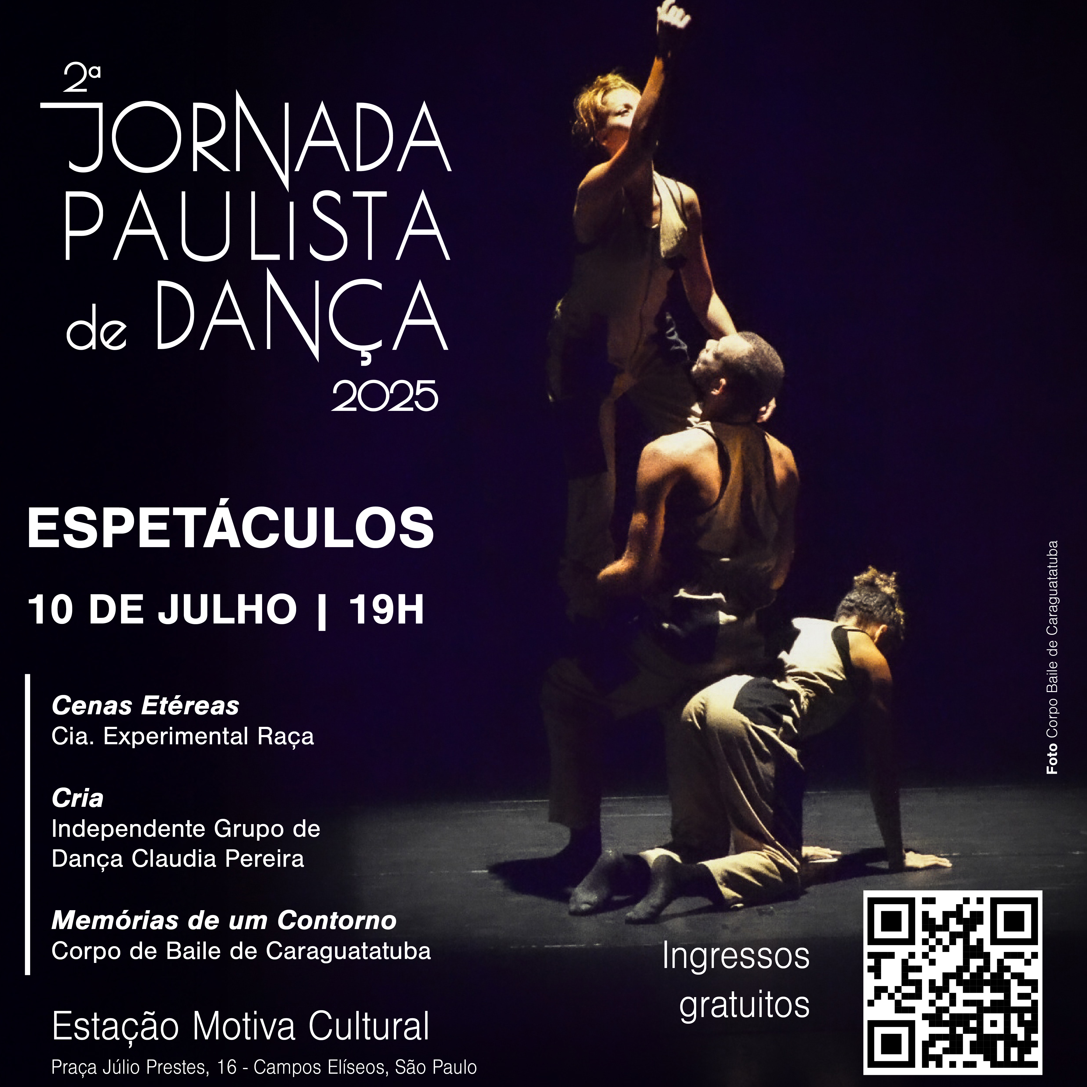 Banner do evento Jornada Paulista de Dança