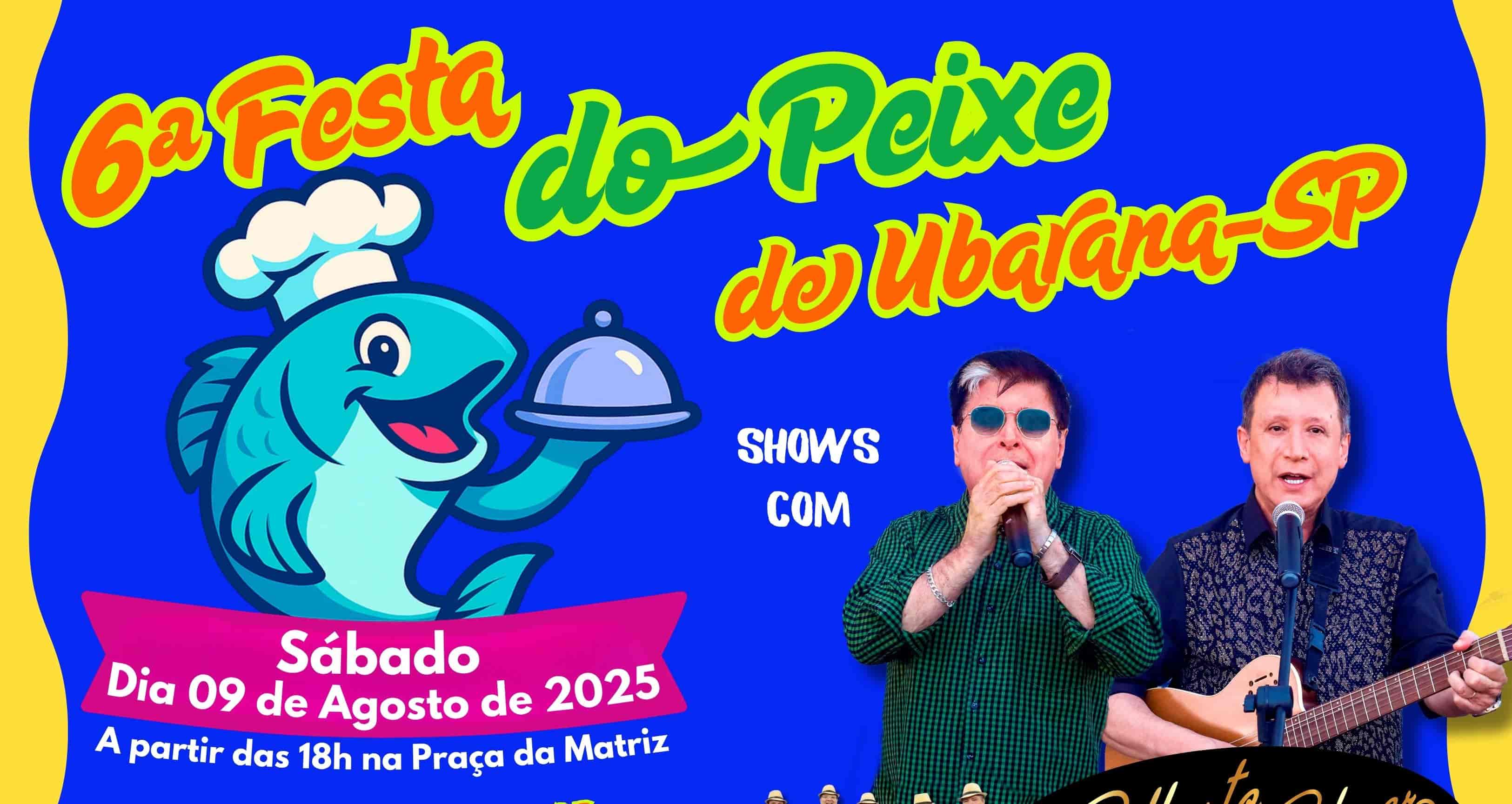 Banner do evento 6ª Festa do Peixe de Ubarana