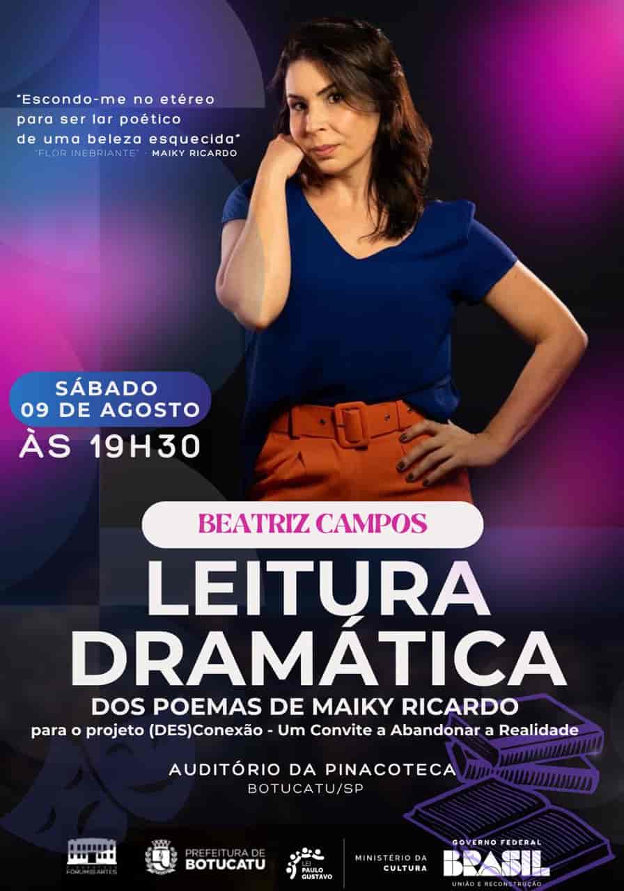 Banner do evento (Des)Conexão - Leitura Dramática