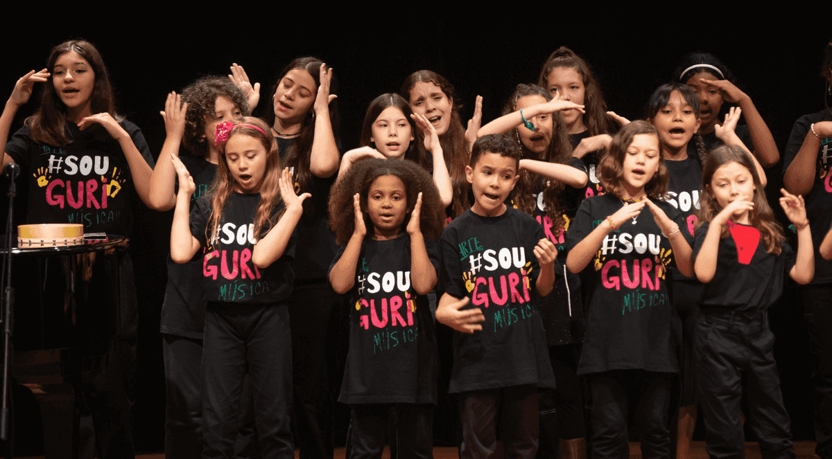 Banner do evento Concerto do Coral Infantil do GURI de São Paulo