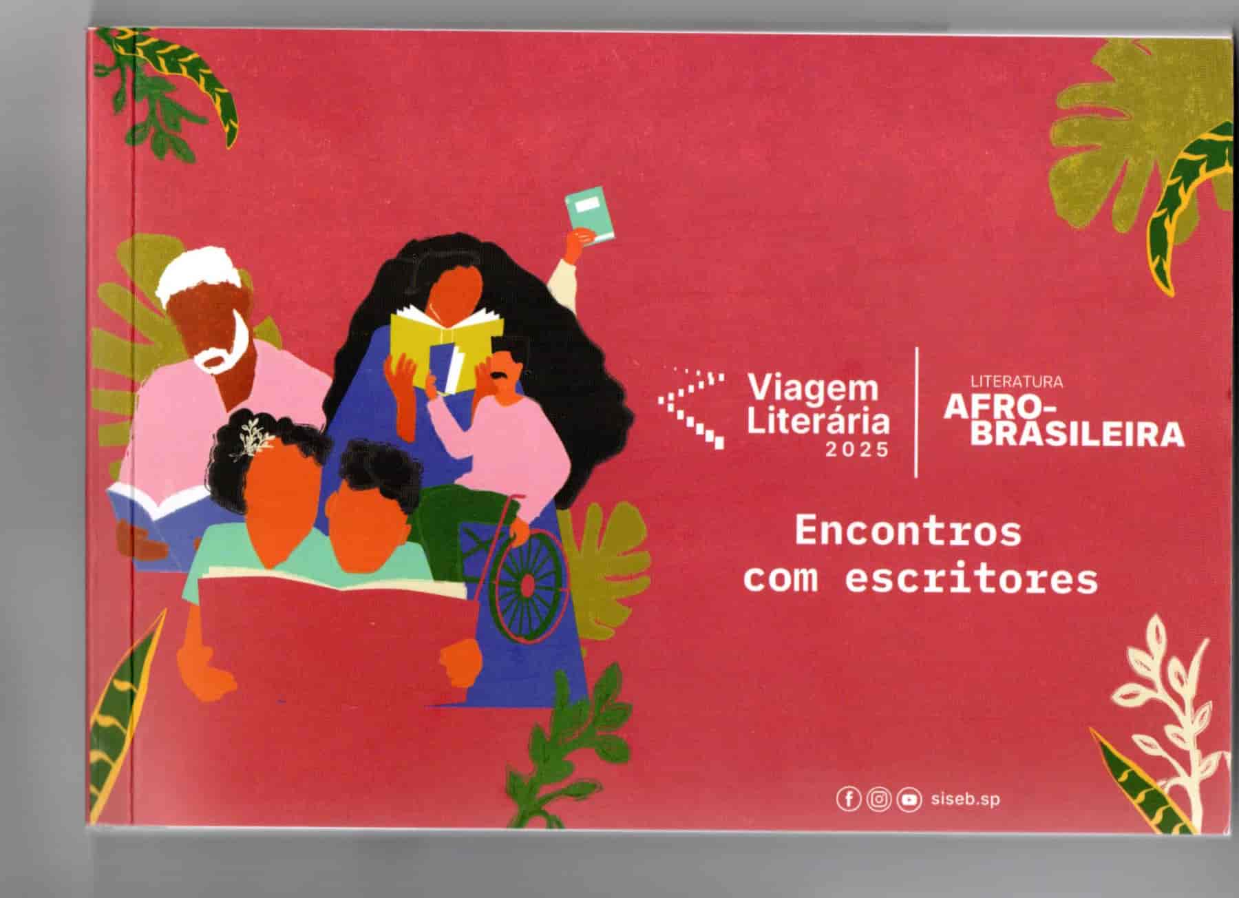 Banner do evento Viagem literária 2025 - Encontro com a escritora Mel Duarte